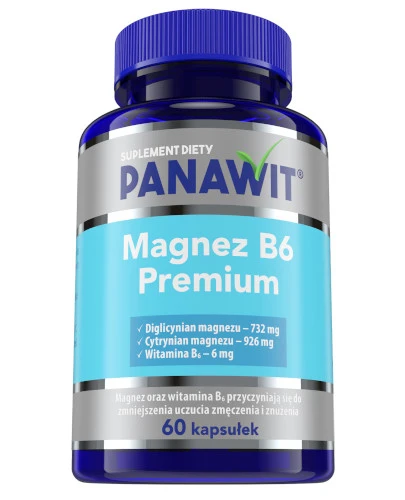 Panawit Magnez B6 Premium 60 kapsułek
