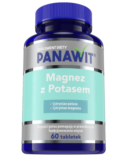 Panawit Magnez z Potasem 60 tabletek