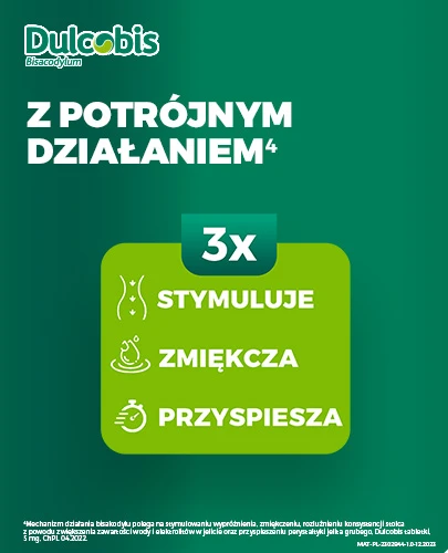 Dulcobis krótkotrwałe leczenie zaparć 5mg 60 tabletek dojelitowych 