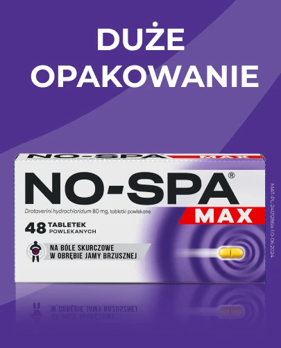 No-Spa Max 80 mg 48 tabletek powlekanych