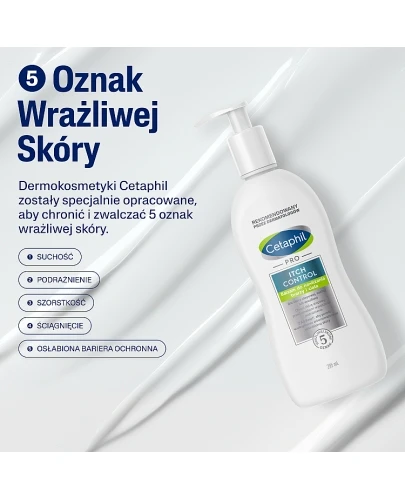 Cetaphil Pro Itch Control Balsam do nawilżania twarzy i ciała 295 ml   