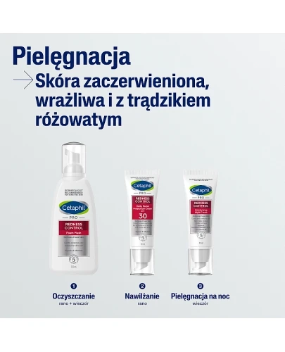 Cetaphil Pro Redness Control krem nawilżający SPF 30 50 ml   