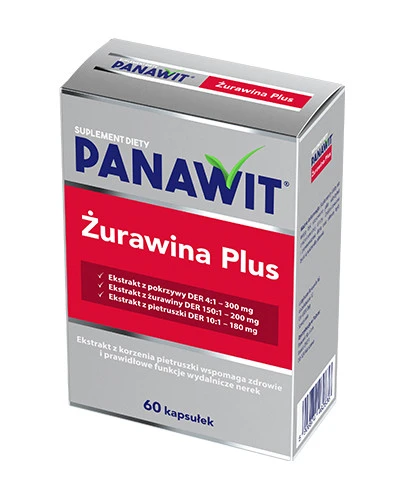 Panawit Żurawina Plus 60 kapsułek + DOSTAWA 0 ZŁ