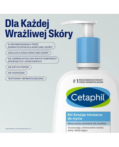 Cetaphil EM Emulsja micelarna do mycia 236 ml   