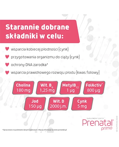 Prenatal Primo 30 kapsułek      