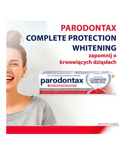 Parodontax Complete Protection Whitening pasta do zębów z fluorkiem 75 ml