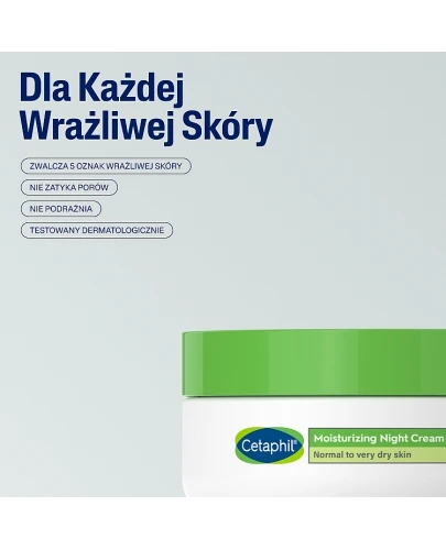 Cetaphil Krem nawilżający na noc 48 ml   