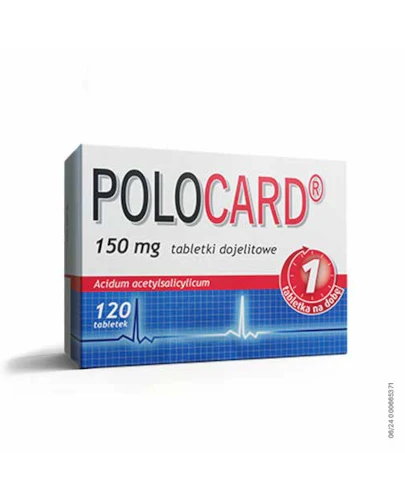 Polocard 150 mg 120 tabletek dojelitowych