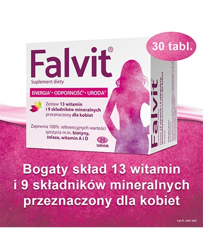 Falvit zestaw witamin i minerałów dla kobiet 30 tabletek