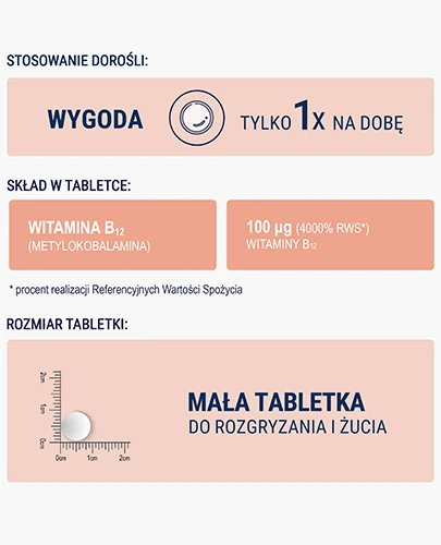 Naturell Witamina B12 Forte 120 tabletek do żucia