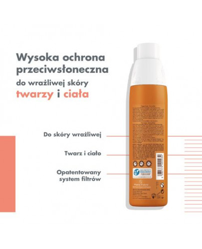 Avene bardzo wysoka ochrona przeciwsłoneczna spray SPF 30 200 ml