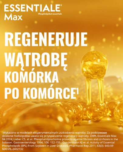 Essentiale Max Na wątrobę 600 mg 3 x 30 kapsułek [3-PAK]