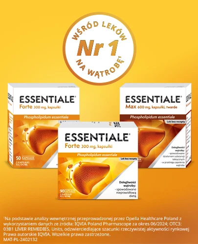 Essentiale Max Na wątrobę 600 mg 3 x 30 kapsułek [3-PAK]