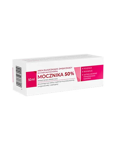 Krem złuszczająco-zmiękczający ze stabilną pochodną mocznika 50% 50 ml