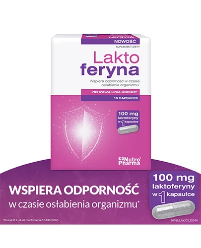 Nutropharma Laktoferyna 15 kapsułek