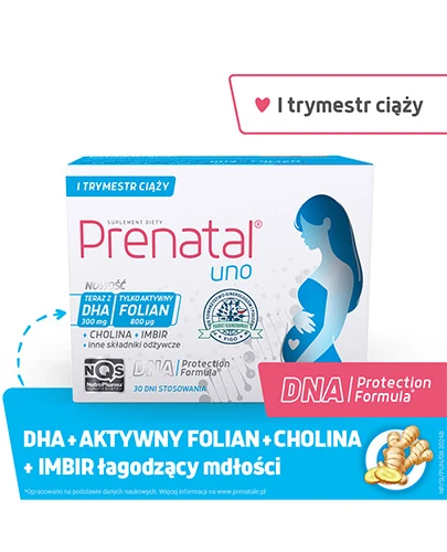 Prenatal Uno 30 kapsułek + 30 kapsułek      