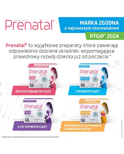 Prenatal Uno 30 kapsułek + 30 kapsułek      