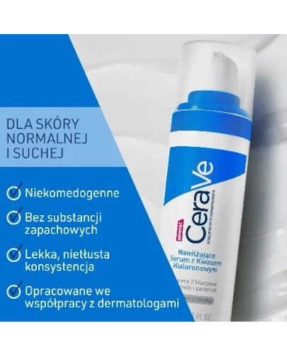 Cerave nawilżające serum z kwasem hialuronowym 30 ml