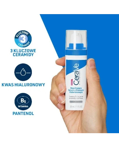 Cerave nawilżające serum z kwasem hialuronowym 30 ml