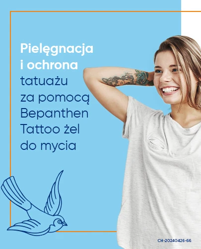 Bepanthen Tattoo Żel do mycia delikatny wytatuowana skóra 200 ml