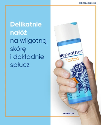 Bepanthen Tattoo Żel do mycia delikatny wytatuowana skóra 200 ml