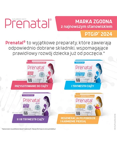 Prenatal Lakto 60 kapsułek      