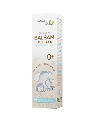 Panaceris Baby delikatny balsam do ciała dla niemowląt i dzieci 0 m+ 400 ml