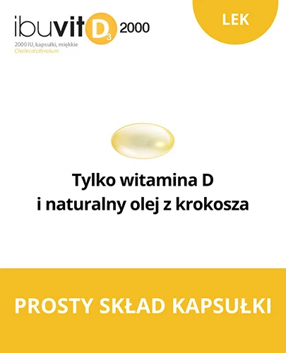 Ibuvit D3 2000 IU 150 kapsułek