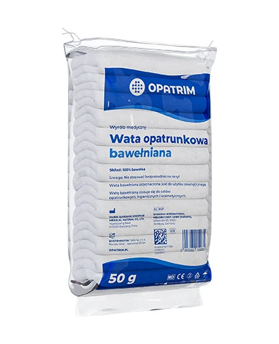 Opatrim wata opatrunkowa bawełniana 50 g