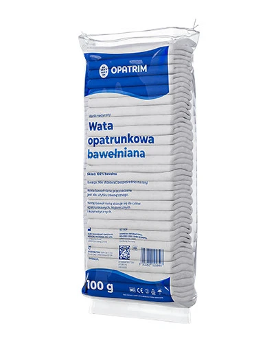 Opatrim wata opatrunkowa bawełniana 100 g