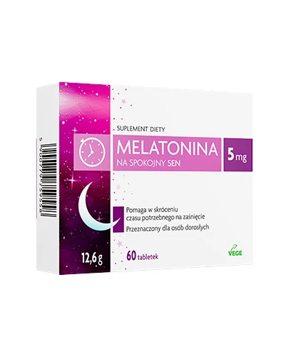 Nature Pharm Melatonina 5 mg  60 tabletek