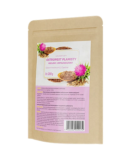 Nature Pharm Ostropest Plamisty mielony odtłuszczony 200 g