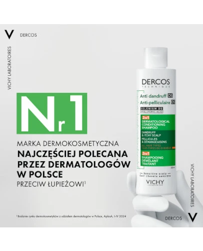 Vichy Dercos DS Szampon przeciwłupieżowy z odżywką 2w1 200 ml