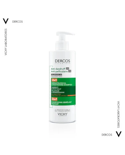 Vichy Dercos DS Szampon przeciwłupieżowy z odżywką 2w1 390 ml