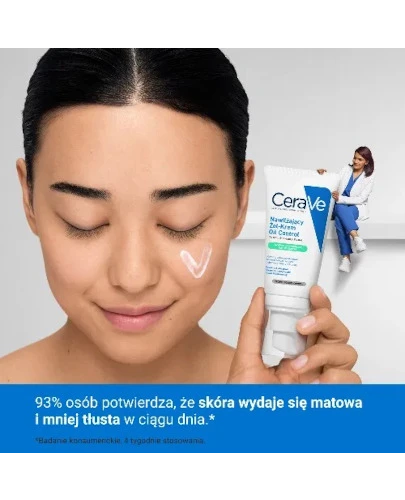 CeraVe Oil Control żel-krem nawilżający dla skóry mieszanej i tłustej 52 ml