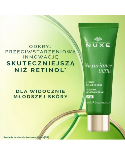 Nuxe Nuxuriance Ultra krem przeciwstarzeniowy na dzień SPF 30 50 ml + Nuxe Nuxuriance Ultra krem przeciwstarzeniowy do skóry wokół oko 15 ml [ZESTAW]