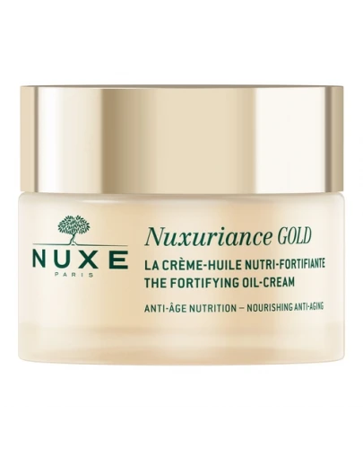 Nuxe Nuxuriance Gold Ultraodżywczy olejkowy krem do twarzy 50 ml + Nuxe Nuxuriance Gold rozświetlający balsam pod oczy 15 ml [ZESTAW]