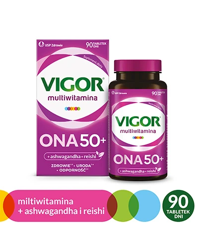 Vigor Multiwitamina Ona 50+ 90 tabletek