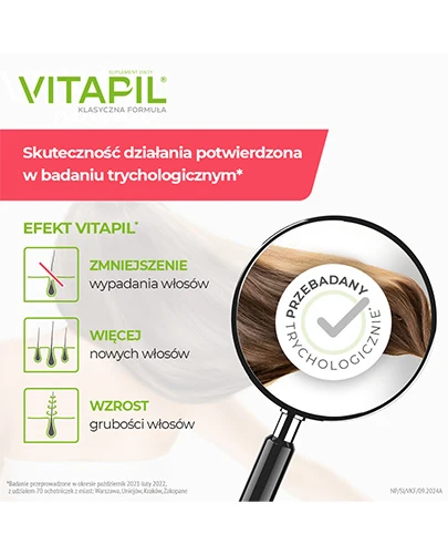 Vitapil biotyna + bambus + kompleks AMIN Q3 60 kapsułek