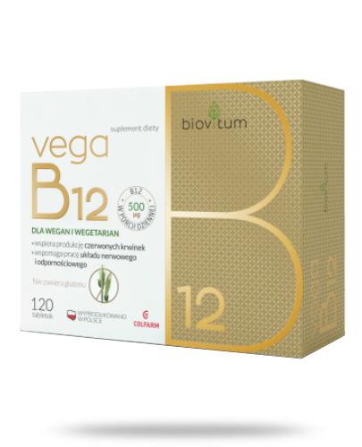 Colfarm Biovitum Vega B12 120 Tabletek - Cena, Opinie - Wapteka.pl