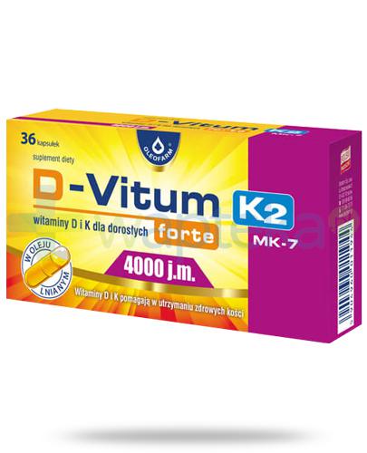 D Vitum Forte 4000 K2 Witamina D3 I K2 Mk 7 Dla Dorosłych 36 Kapsułek