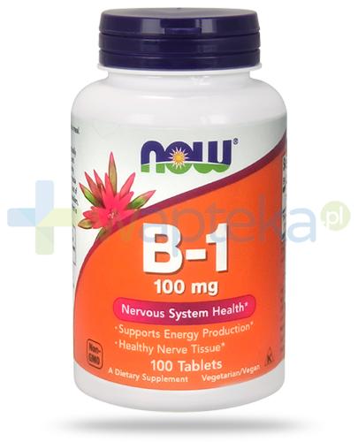 Now Foods B 1 100mg 100 Tabletek