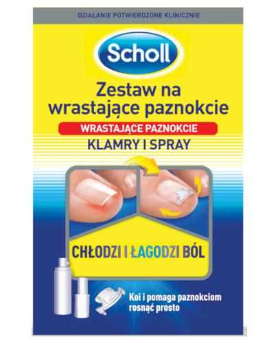 Zestaw Scholl Na Wrastajace Paznokcie Ze Spray Em Chlodzacym I Klamrami Na Paznokcie 1 Opakowanie Cena Opinie Wapteka Pl